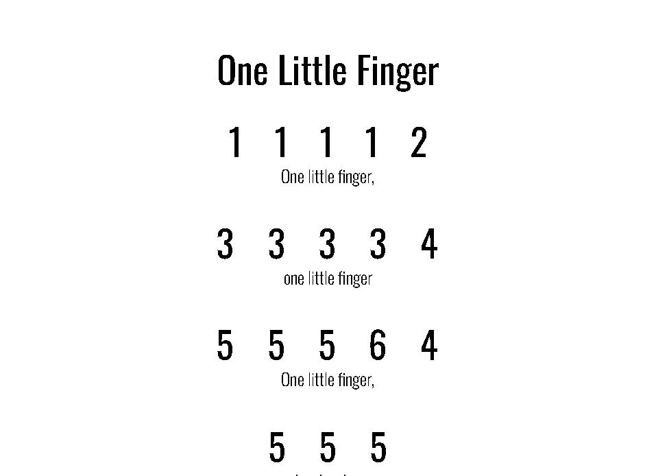 One Little Fingerkalimba